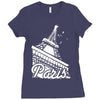 paris france eiffel tower Ladies Fitted T-Shirt