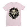 lion head Ladies Fitted T-Shirt