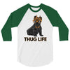 thug life 3/4 Sleeve Shirt