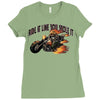ride it like you stole it Ladies Fitted T-Shirt