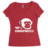 98% chimpanzee Women's Triblend Scoop T-shirt