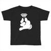 cartoon hands holding diamond Toddler T-shirt