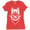 Siberian Husky Ladies Fitted T-Shirt