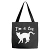 i am a cat lover Tote Bags