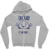 crabby day Zipper Hoodie