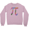 spring pi tshirts  flowery colorful pi day gifts Crewneck Sweatshirt