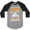 Motorcycles Granddad 3/4 Sleeve Shirt