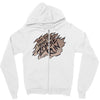 eat your heart out zombie run Zipper Hoodie