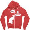 pussy! chicken! Zipper Hoodie