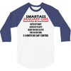 Smartass January Girl 3/4 Sleeve Shirt