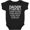 I Love You Daddy Baby Bodysuit