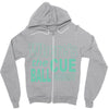 snooker where's the cue ball going Zipper Hoodie
