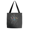 ninja aliens Tote Bags
