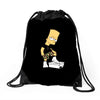 rap simpson Drawstring Bags