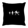 alien arith metic Throw Pillow