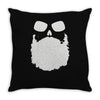 mr. beard Throw Pillow