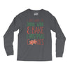 i just want to drink wine &amp; bake christmas cookies Long Sleeve Shirts