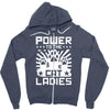 power to the cat ladies Zipper Hoodie