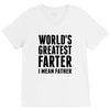 World's Greatest Farter I Mean Father V-Neck Tee