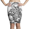 snake and tiger Pencil Skirts
