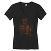 the evolution of groot Women's V-Neck T-Shirt