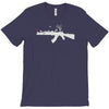 banksy style ak47 art   funny T-Shirt