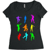 Fortnite Dance Women's Triblend Scoop T-shirt