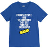 french people are so hard they eat pain for breakfast V-Neck Tee