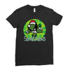 santa claws Ladies Fitted T-Shirt