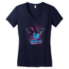over 9000 80's Women's V-Neck T-Shirt