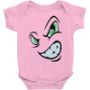 angry cartoon face Baby Bodysuit