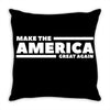 make the america great again Throw Pillow