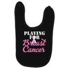 playing for breast cancer Baby Bibs