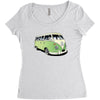 vw camper van, ideal gift or birthday present Women's Triblend Scoop T-shirt