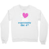 i love july especially the 4th Crewneck Sweatshirt