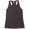 my heart beats for parrots Racerback Tank
