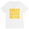 world greatest bocce V-Neck Tee
