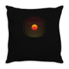 Sunset Lines Throw Pillow