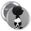 charlie, snoopy, woodstock Pin-back button