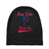 keep calm and pitch on Baby Beanies
