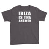 ibiza is the answer Youth Tee