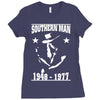 ronnie van zant tribute Ladies Fitted T-Shirt