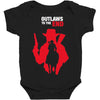 outlaws to the end Baby Bodysuit
