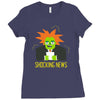 shocking news Ladies Fitted T-Shirt