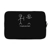 cute stick figures Laptop sleeve