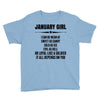 Super January Girl Youth Tee