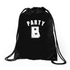 parti on animal Drawstring Bags