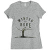 Winter (f77) Ladies Fitted T-Shirt