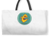 angry goldfish cartoon Weekender Totes