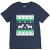 reindeer christmas ugly sweater V-Neck Tee